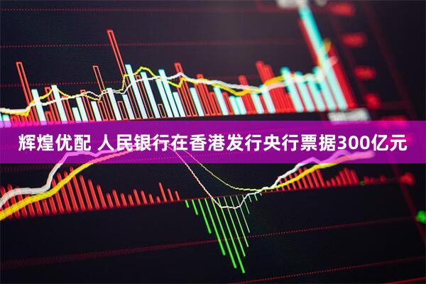 辉煌优配 人民银行在香港发行央行票据300亿元