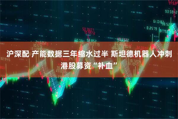 沪深配 产能数据三年缩水过半 斯坦德机器人冲刺港股募资“补血”